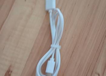 kabel przewód USB A - USB C 80cm biały nowy