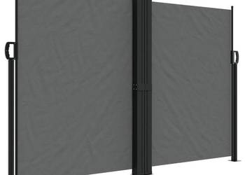 vidaXL Zwijana markiza boczna, antracytowa, 160x1000 cm(SKU:4004733)