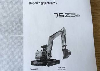 dtr instrukcja obsługi koparka wacker neuson 75z3-2 i inne