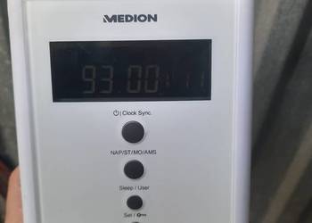 Radiobudzik z projektorem godzin wyświetlacz godzin na ścianie