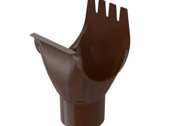 Bryza stal lej spustowy 125/90 mm brązowy ral 8017