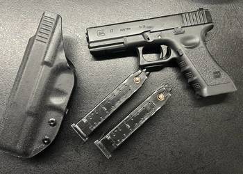 Pistolet ASG Glock g17 WE TM GBB green gas 6 mm blowback 2x mag wiatrówka Pistolet ASG Glock g17 WE TM GBB green gas 6 mm blowback 2x mag wiatrówka