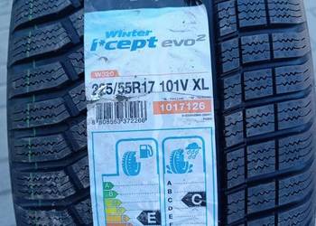 Nowa Opona Hankook 225 55 17 " 101V XL winter i*cept evo2 zimowa Nowa Opona Hankook 225 55 17 " 101V XL winter i*cept evo2 zimowa