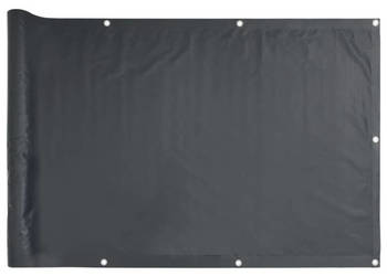 Parawan balkonowy z tkaniny oxford 90x400 cm antracyt WM-42326