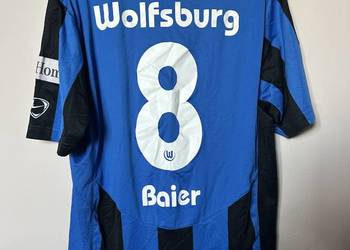 Vfl WOLFSBURG nr 8 BAIER- Away 2007 - 2008 - Nike -L - UNIKAT