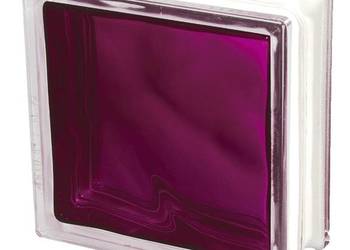 pustak szklany luksfer 1919/8 Wave Brilly Ruby