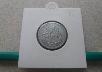 Moneta 50 groszy bez znaku mennicy rok 1949