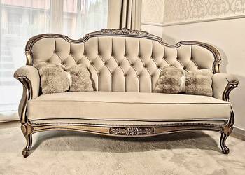 Komplet Ludwikowski sofa fotele zestaw Ludwik antyk odnowiony