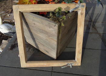 Rama okienna lustro aranżacja wnętrz , retro 55x58