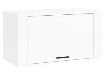 Ścienna szafka na buty biała z połyskiem 70x35x38 cm WM-821014