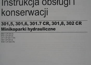 Instrukcja obsługi DTR CATERPILLAR 301.5 301.6 301.7 301.8 302