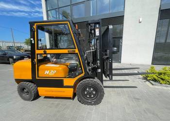 Nowy Wózek widłowy 3T, kabina, duplex od Gunter Grossmann