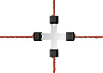 Złączka do naprawy siatki Litzclip, krzyżowa, 3 mm, 5 szt 442014056