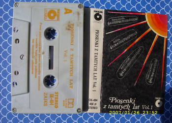 + Skladanka kaseta.; PIOSENKI Z TAMTYCH LAT ; VOL. 1 i 2.
