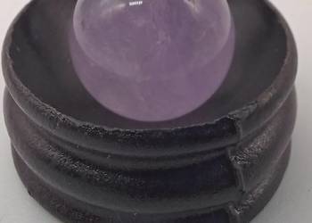 Kolekcja naturalny ametyst fiolet kulka a#71 kula 14mm