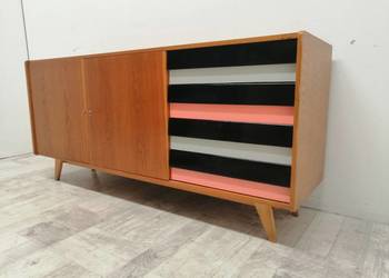 komoda długa sideboard lata 70-te design Jiroutek vintage Czechosłowacja