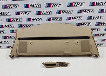 BMW 5 E60 LCI PÓŁKA TYLNA ROLETA STEROWANIE PRZEŁĄCZNIK 9122113 7609503