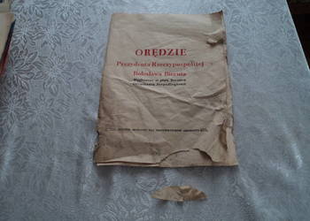 Orędzie prezydenta RP B.Bieruta w piątą rocznicę niepodległości