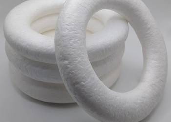 Ring Koło Oponka styropianowa wianek 14,5cm (zestaw 4 sztuki)
