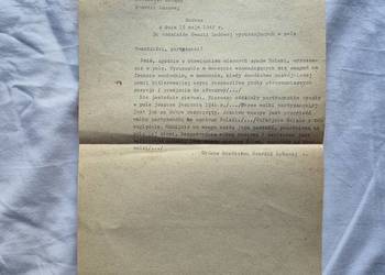 Dokument LWP 1942r GL Gwardia Ludowa Dowództwo Główne