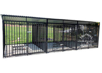 Kojec dla Psa 3w1 6x2m Klatka XXL 3 stanowiska ID572