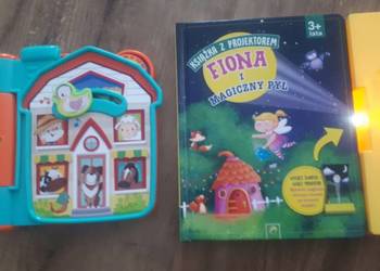 Zegar do nauki, książka z projektorem, mówiąca po angielsku