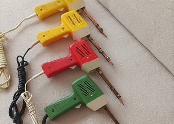 Polskie lutownice transformatorowe TD 08 ZDZ Łódź typ LT 75 z czasów PRL