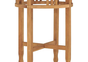 Stolik bistro Ø60x755 cm lite drewno tekowe WM-315463