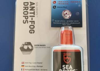 Płyn przeciw parowaniu szkieł do maski/okularów anti-fog Sea Drops37ml