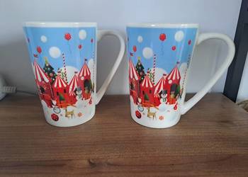 2x Kubek świąteczny Becky's pingwin bałwan jarmark 2x Kubek świąteczny Becky's pingwin bałwan jarmark