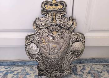 Piękny Ryngraf z orłem polskim i matką boską częstochowską