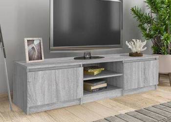 vidaXL Szafka pod telewizor, szary dąb sonoma, 140x40x35,5 cm(SKU815358)