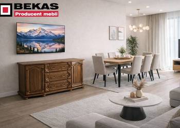 Komoda 160` Dąb Rustikalny StyLowa Bekas Producent Mebli