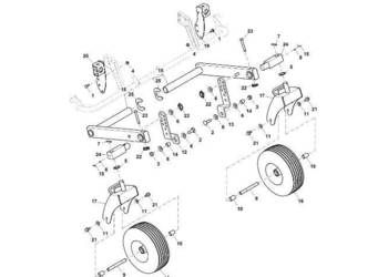 John Deere 960 - Podpora DC216892 (Podbieracz)