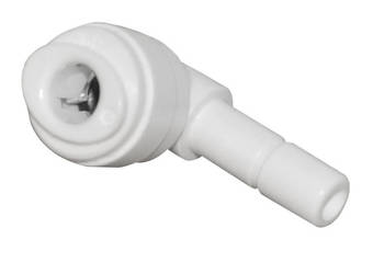 Kolanko Wtyk Sztyca RO 1/4"QC x wtyk Odwrócona Osmoza, POU,