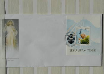 Znaczki. Papież Jan Paweł II FDC Ks Chrostowski 10 bl 4 Fi 4031 bl 159