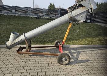 Przenosnik slimakowy U 250 200 3m z wózkiem ocynk