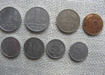 monety - DDR Mark, Deutche Mark