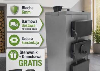 Kocioł na DREWNO WĘGIEL 15 kW. Piec zasypowy, piece, kotły, ogrzewanie. 5 K