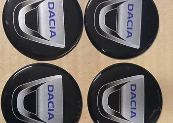 emblematy logo naklejki znaczki felgi dekielki kołpaki Dacia 65mm silikon