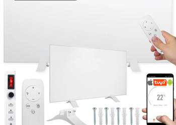 Grzejnik na podczerwień panel grzewczy promiennik IR 770W WIFI 60x120 cm b…