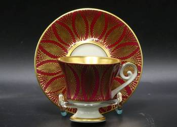 Zjawiskowa bogato złocona mokka Alka, niemal witrynowa 1938