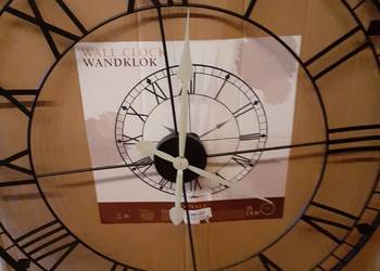 ZEGAR ŚCIENNY VINTAGE 96CM "NOWY"