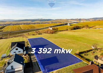 Działka budowlana 3392 m² – Nowy Targ, os. Niwa