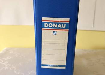 Pojemnik Organizer na Dokumenty A4 Donau Niebieski Ażurowy Składany Biuro