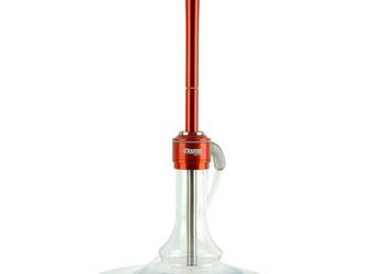 Oduman Nova Red Hookah Fajka Wodna Shisha Szisza | Clear Glass