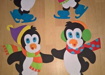 Dekoracje zimowe dwustronne okienne z brystolu. tel: 504 102 444