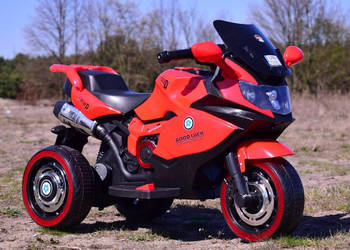 motorek MOTOR ŚCIGACZ na akumulator dla dzieci trzykołowy na 3 kołach