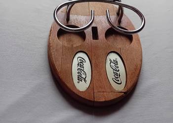 Reklamowy przyprawnik z serwetnikiem Coca Cola, koniec XX w.