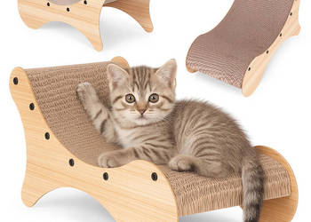 Drapak tekturowy dla kota leżak kartonowy legowisko Petsi